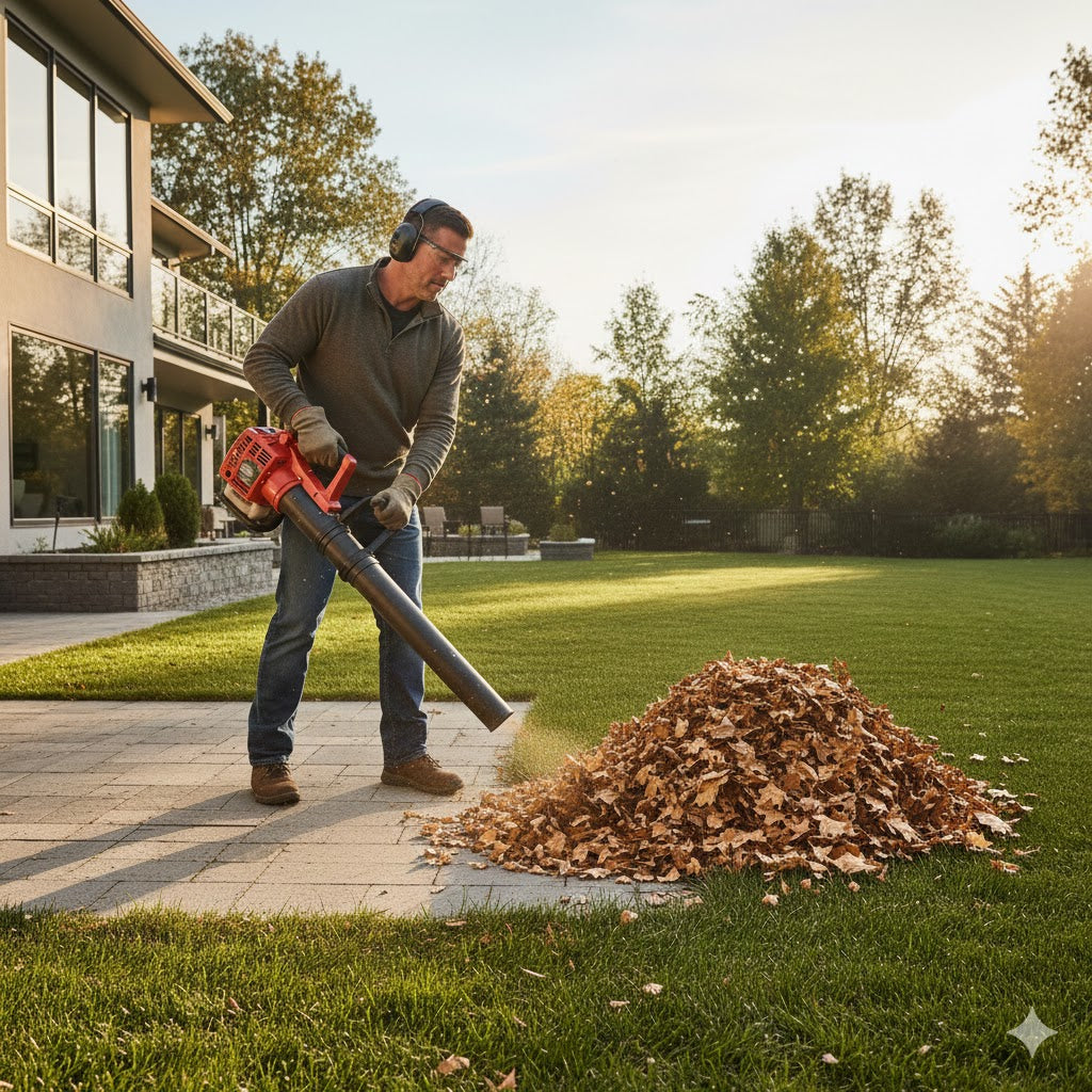 Leaf Blowing
